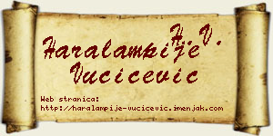 Haralampije Vučićević vizit kartica